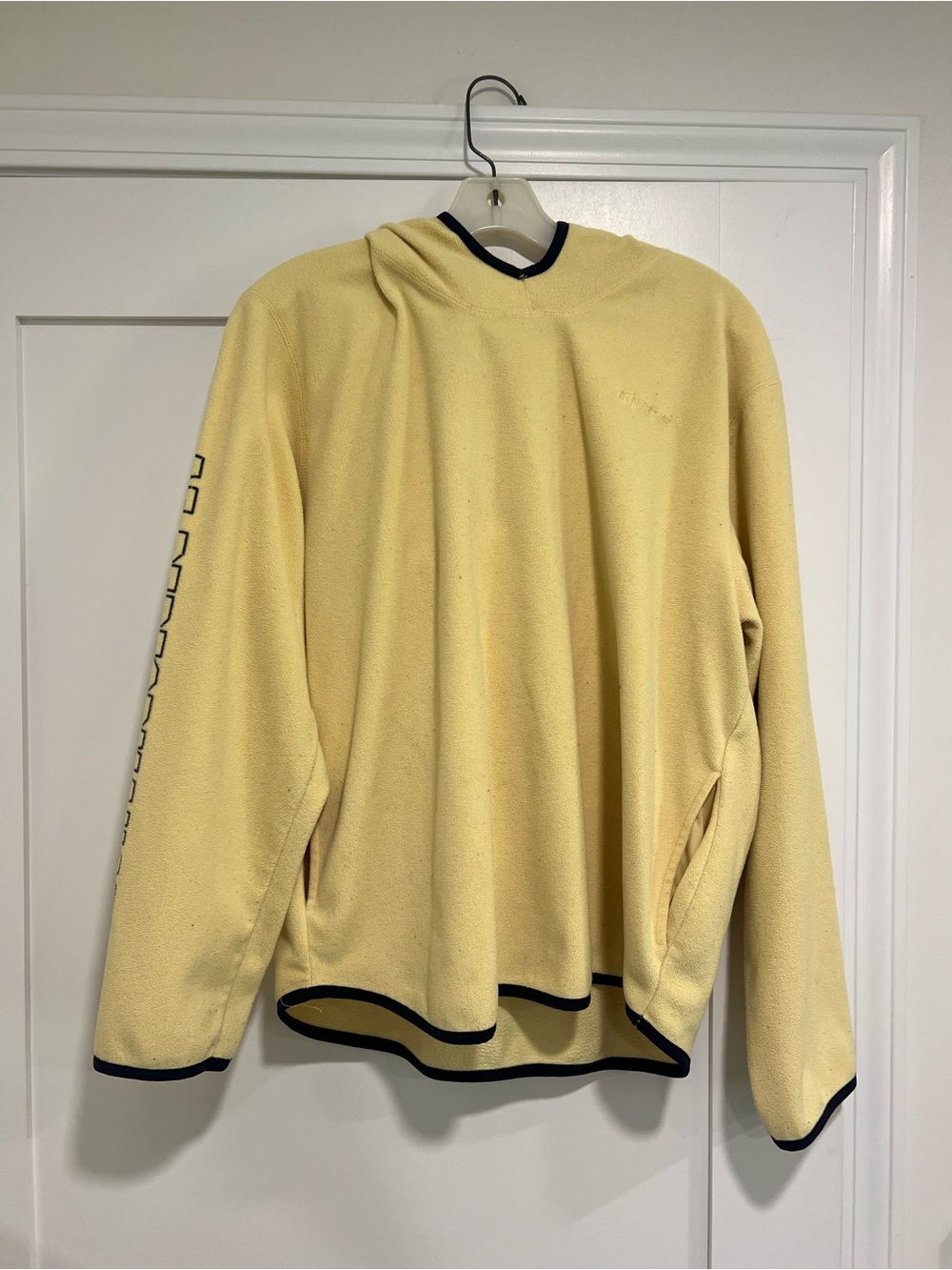 American Eagle Outfitters yellow Performance Fleece Pullover hoodie - Picture 2 of 6